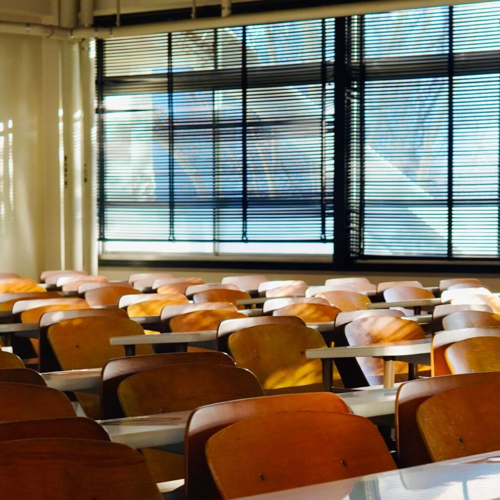 Empty Classroom waiting for students